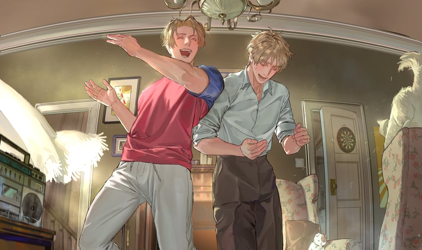 america and united kingdom (axis powers hetalia) drawn by zhongerweiyuan