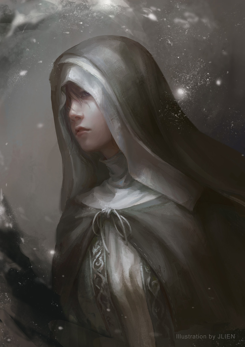 sister friede (dark souls and 1 more) drawn by jlien-