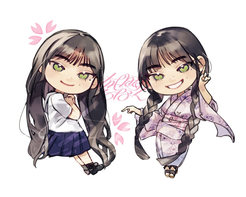 kawasaki sakura (real life and 1 more) drawn by itsu_ninaku