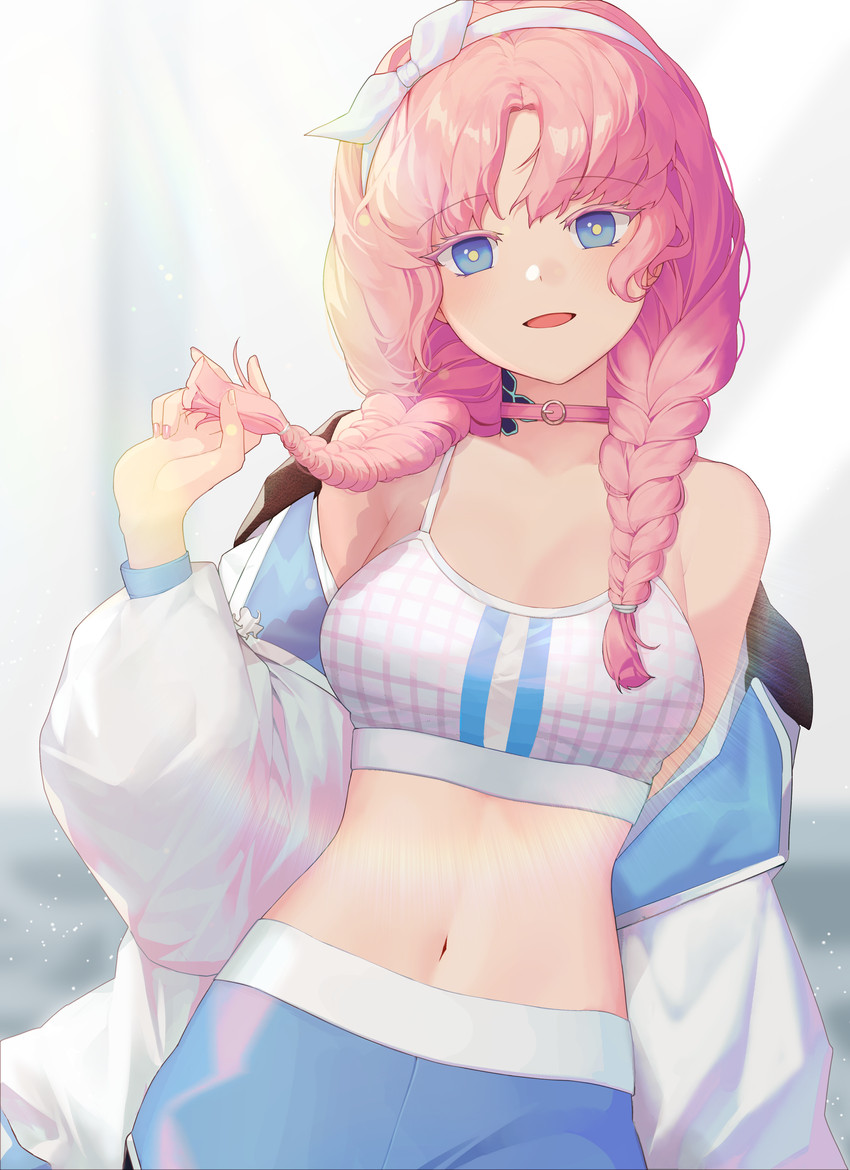 blue poison (arknights) drawn by dokgo_die_docta_(d_o_t)