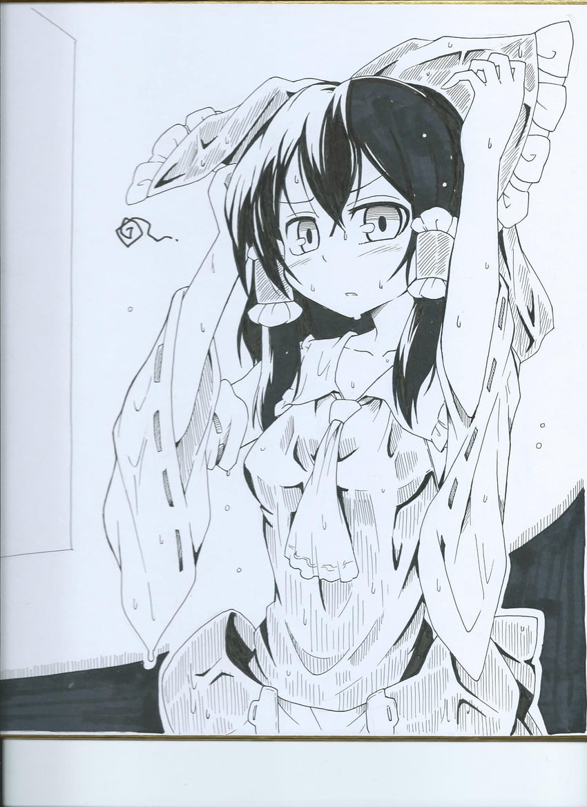 hakurei reimu (touhou) drawn by futa_(nabezoko)