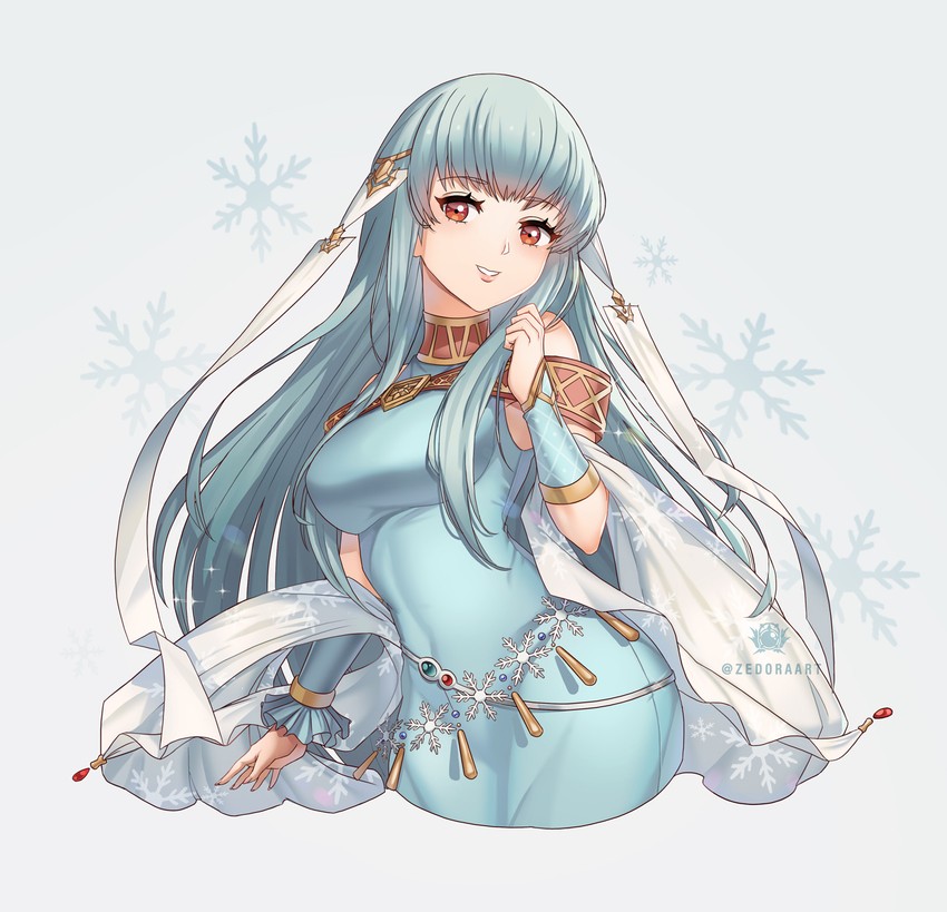 ninian (fire emblem and 1 more) drawn by zedoraart