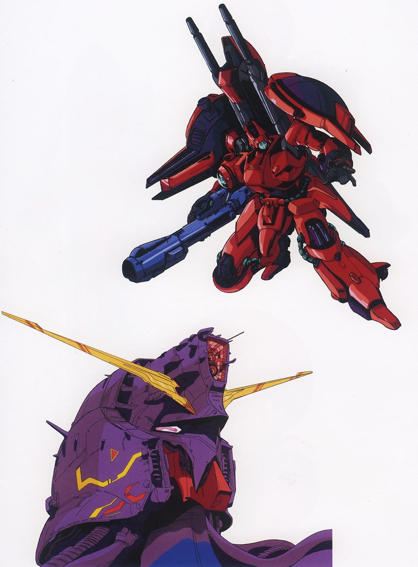 psycho gundam mk ii and gaza-d (gundam and 2 more)