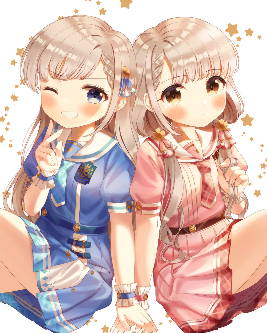hisakawa hayate and hisakawa nagi (idolmaster and 2 more) drawn by yata_(yatao_zzz)