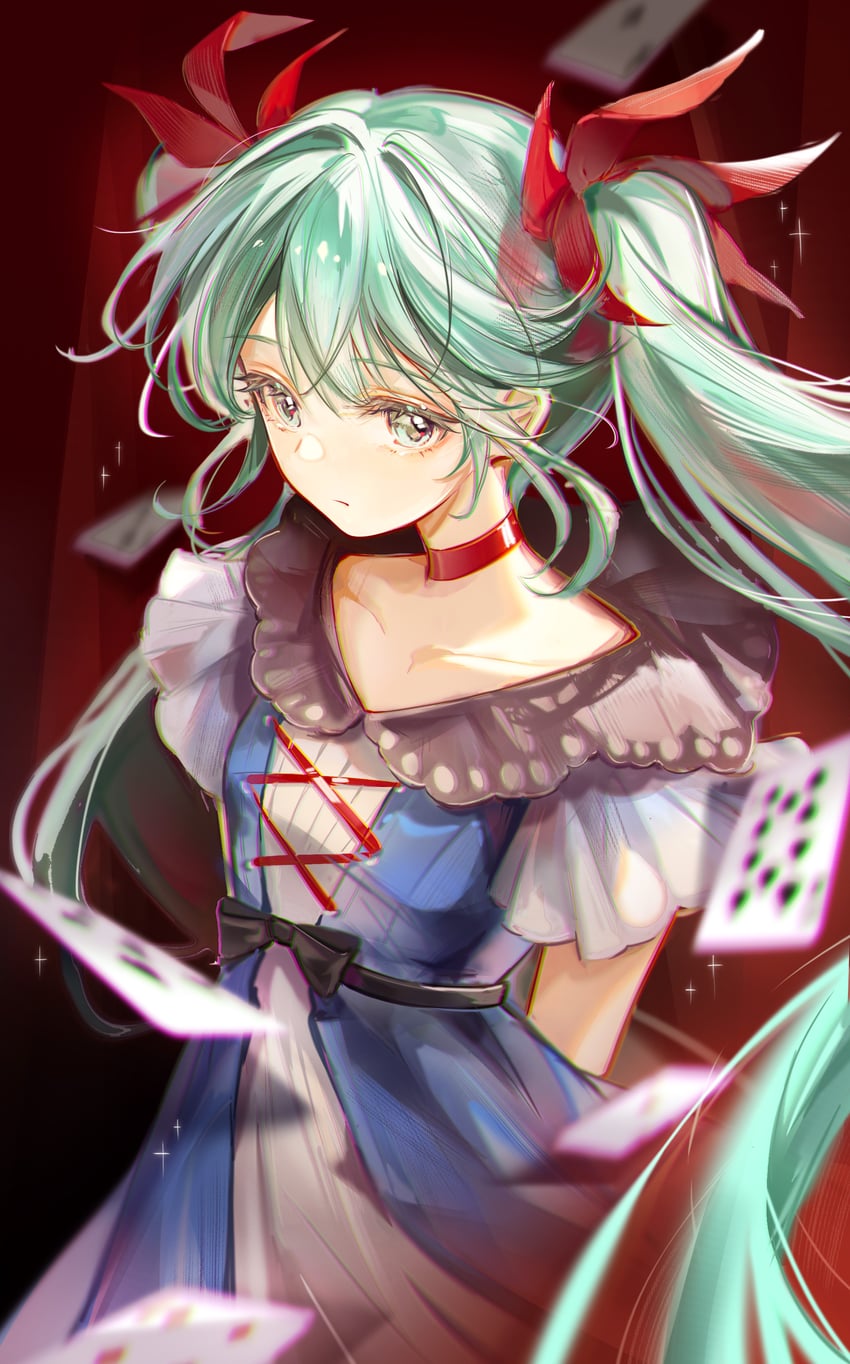 hatsune miku (vocaloid and 2 more) drawn by zhongji_yaoguai