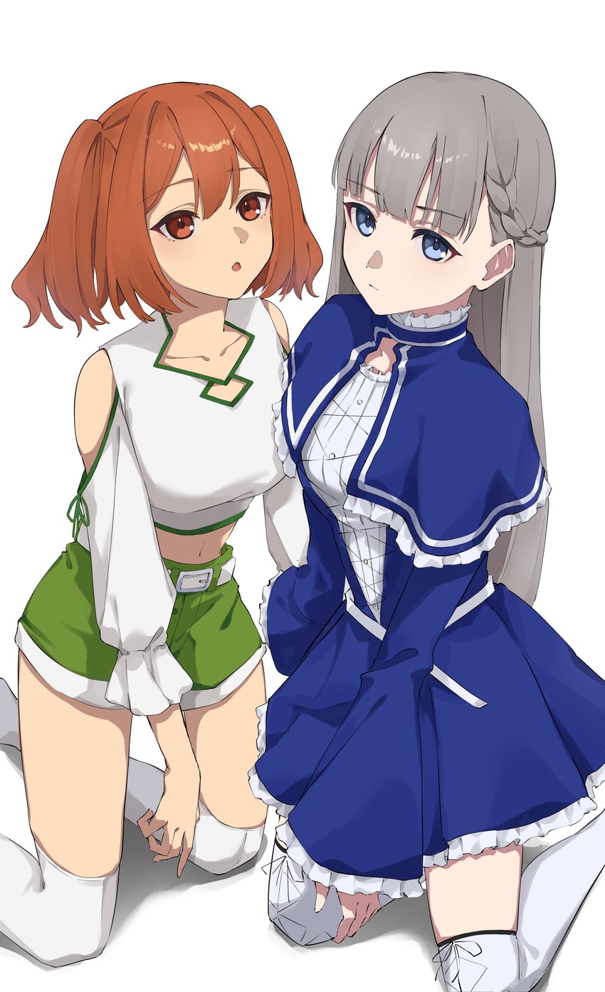 lawine and kanne (sousou no frieren) drawn by y_(user_kjgm5733)