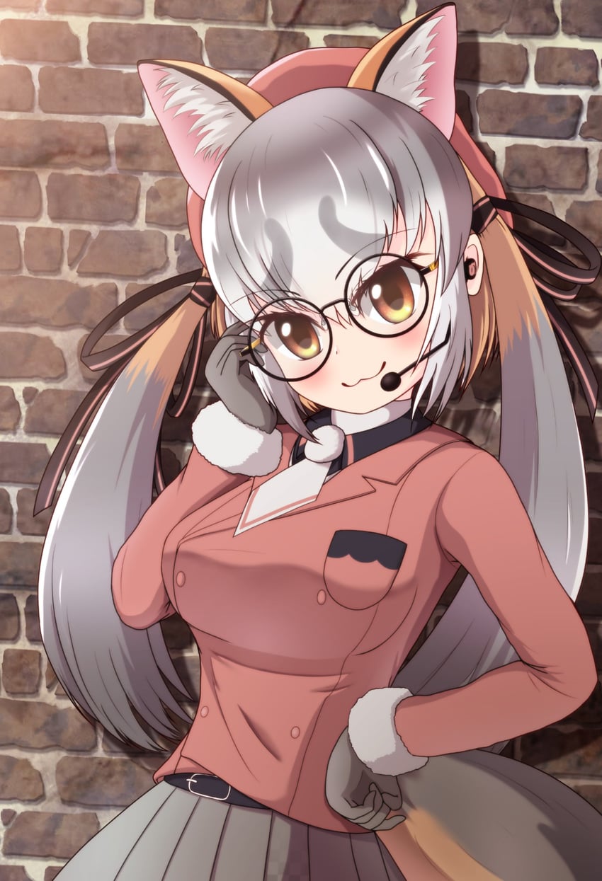 island fox (kemono friends and 1 more) drawn by monaca_(monamona)