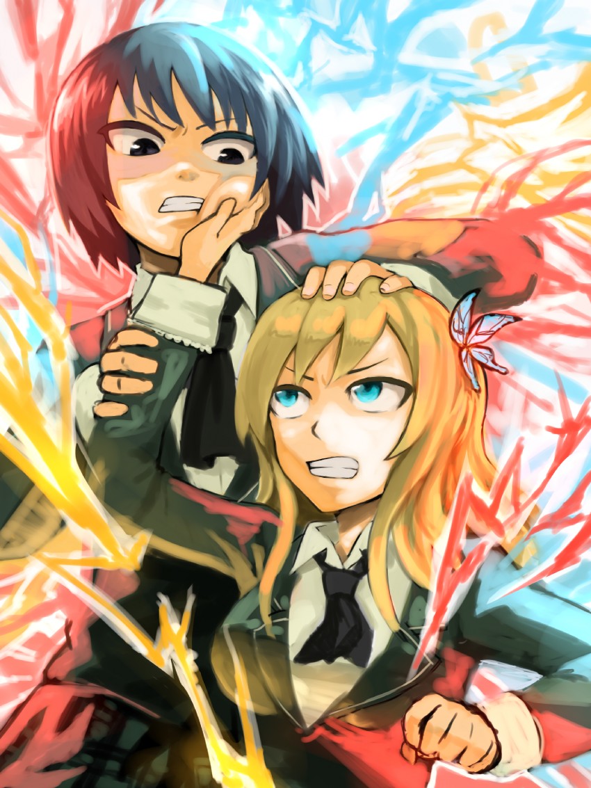 kashiwazaki sena and mikazuki yozora (boku wa tomodachi ga sukunai) drawn by sobyoukyou