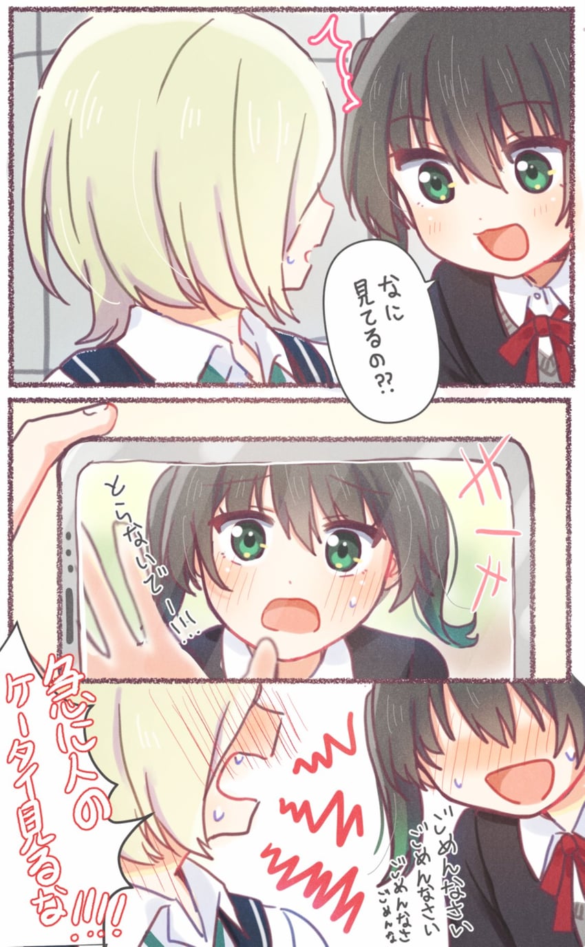 takasaki yu and mia taylor (love live! and 1 more) drawn by yoon_(yoon_lovelive)