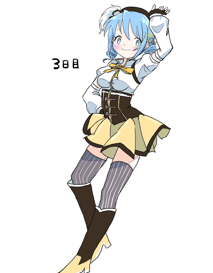miki sayaka and tomoe mami (mahou shoujo madoka magica) drawn by frl1015