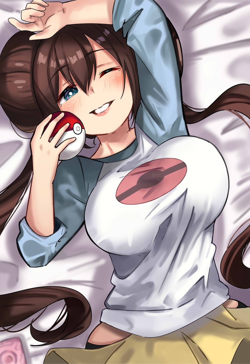 rosa (pokemon and 1 more) drawn by liberty_manurung