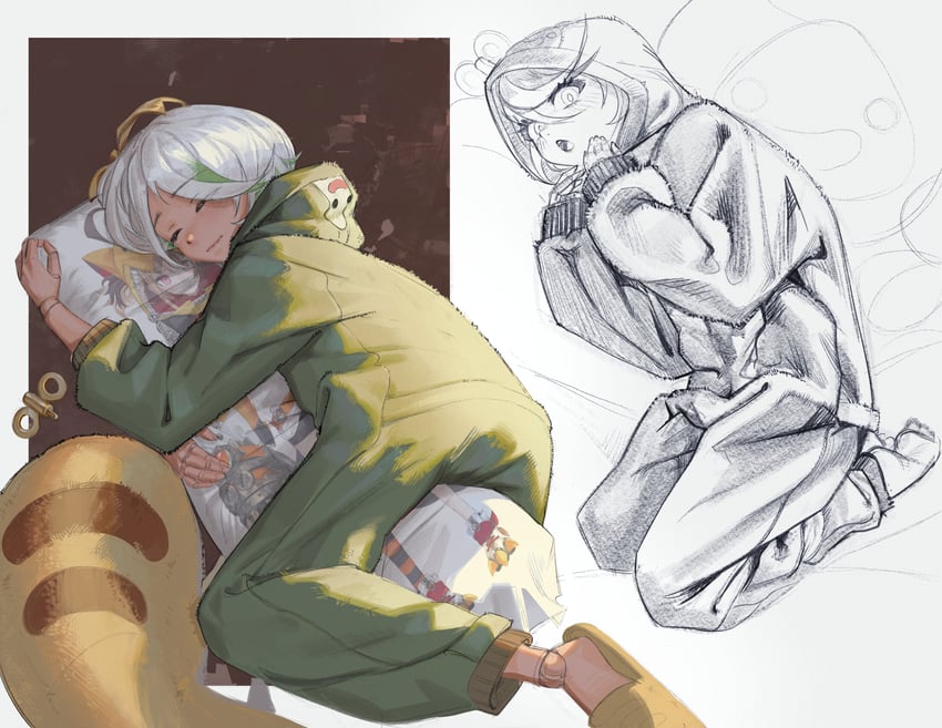 gigi murin, cecilia immergreen, grem, and otomo (hololive and 1 more) drawn by snaileater