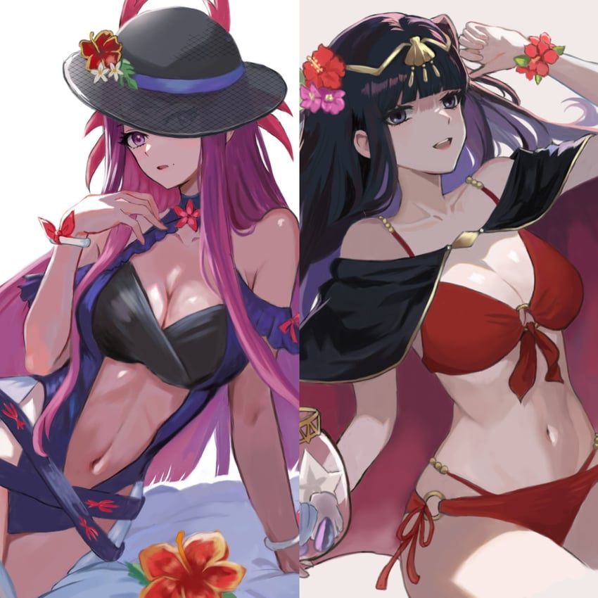 tharja and ivy (fire emblem and 3 more) drawn by yuurururun