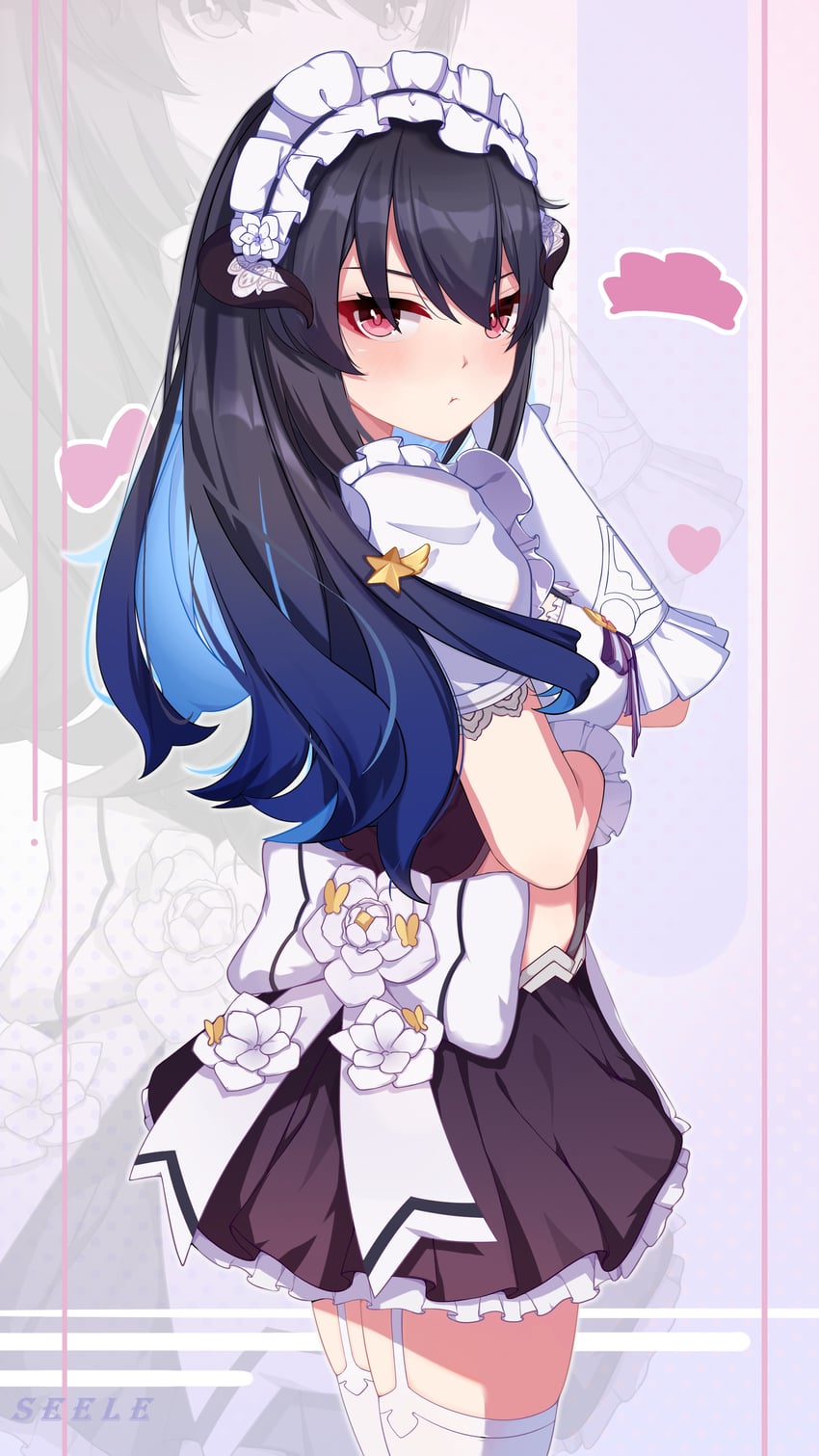 seele vollerei and seele (honkai and 1 more) drawn by tongling