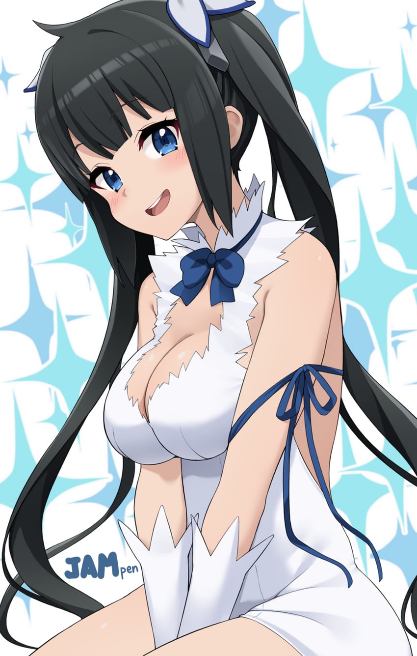 hestia (dungeon ni deai wo motomeru no wa machigatteiru darou ka) drawn by jampen