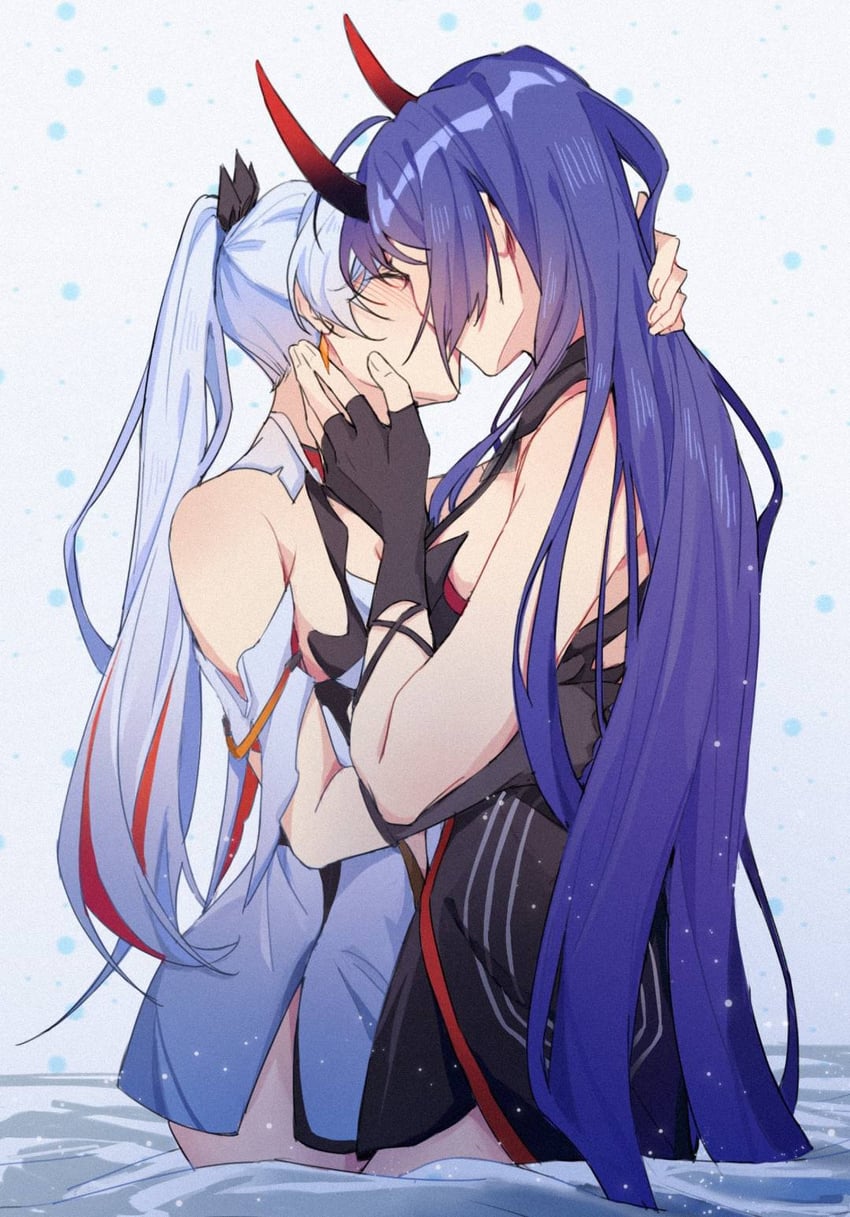 kiana kaslana and raiden mei (honkai and 1 more) drawn by 940869601