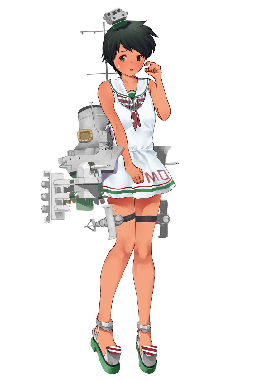 mogami and libeccio (kantai collection) drawn by tooku_nomura_(artist)