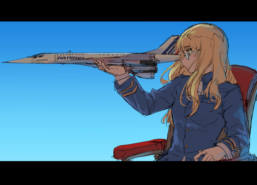 perrine h. clostermann (world witches series and 1 more) drawn by pondo_(peng-model)