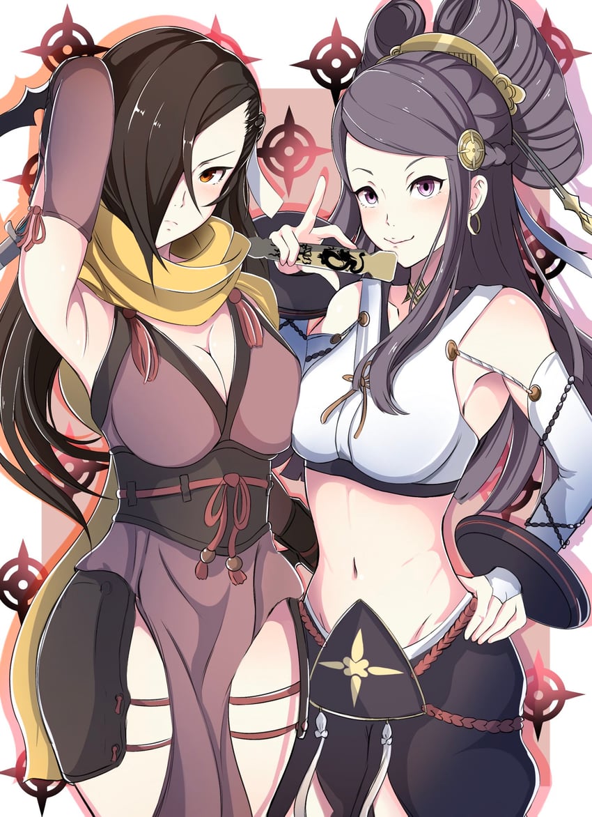 kagero and orochi (fire emblem and 1 more) drawn by nenemu0