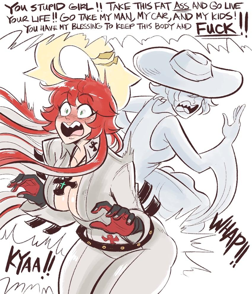 jack-o' valentine and aria (guilty gear and 1 more) drawn by scruffyturtles