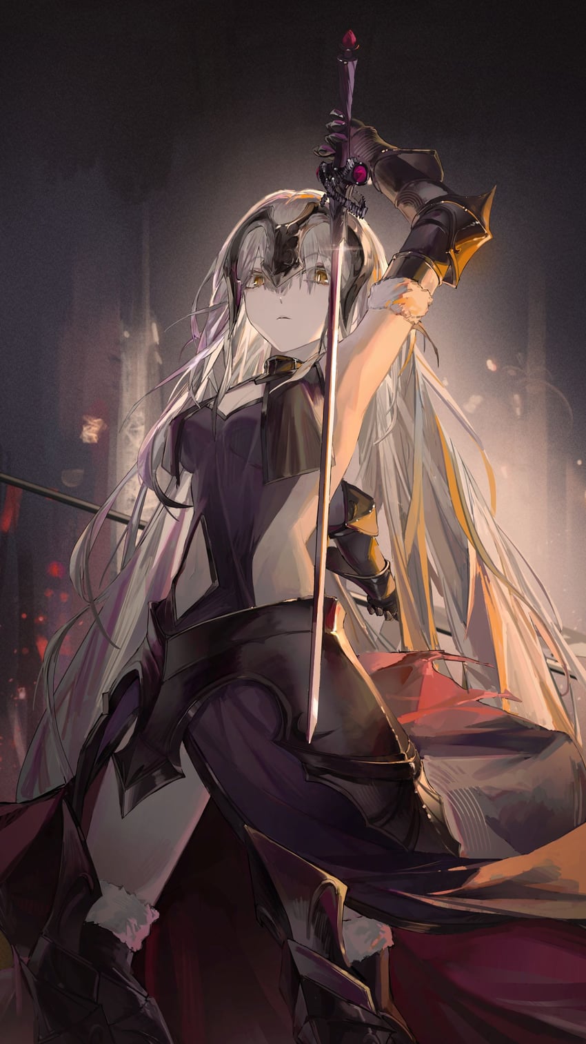 jeanne d'arc alter (fate and 1 more) drawn by feijiu