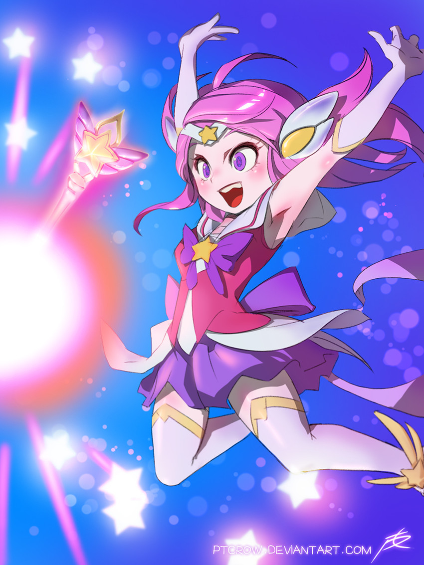 lux and star guardian lux (league of legends) drawn by phantom_ix_row