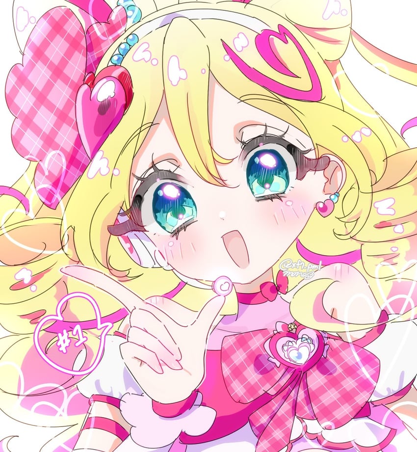 sakura uta and cure idol (precure and 1 more) drawn by mona_(xf7_pml)