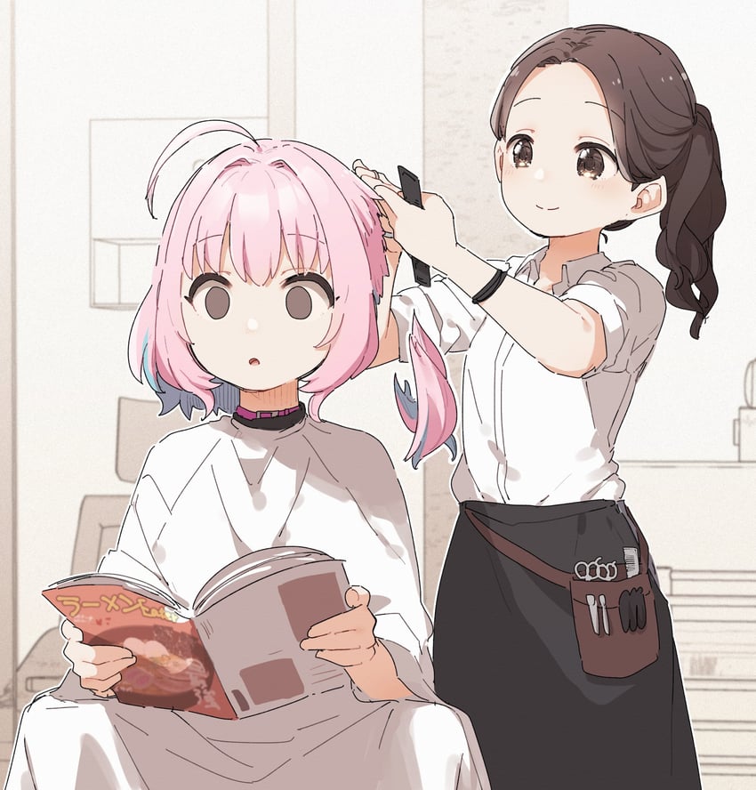 yumemi riamu (idolmaster and 1 more) drawn by yukie_(kusaka_shi)