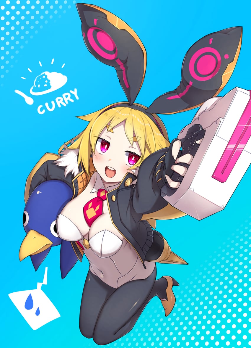 prinny, usalia, and future usalia (disgaea and 2 more) drawn by sphere_stone