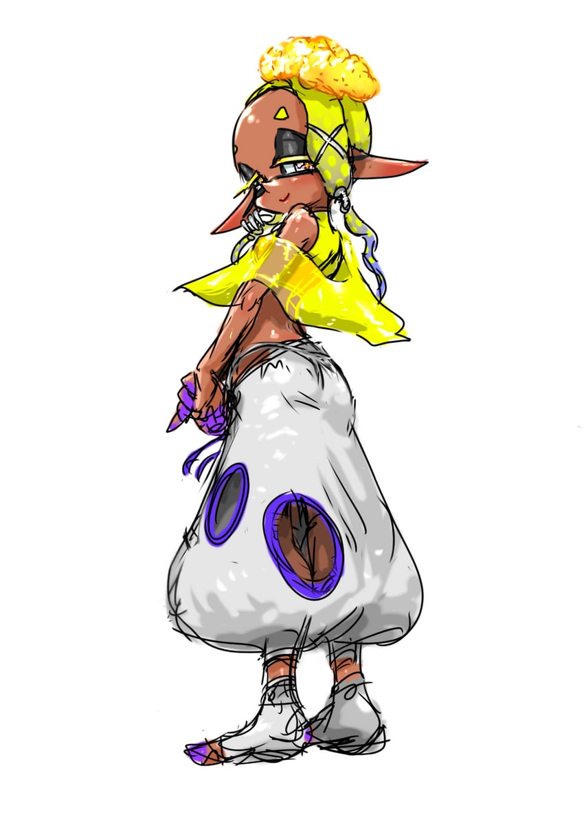 frye (splatoon and 1 more) drawn by koharu2.5
