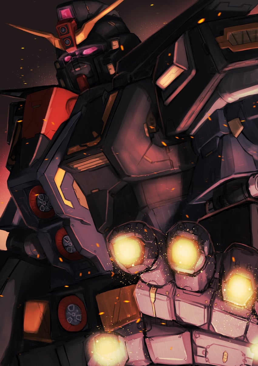 psycho gundam (gundam and 1 more) drawn by nori_(arara105)