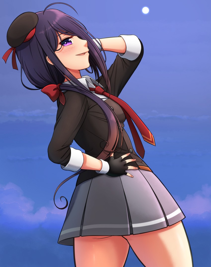 ariake (kantai collection) drawn by jougenmushi