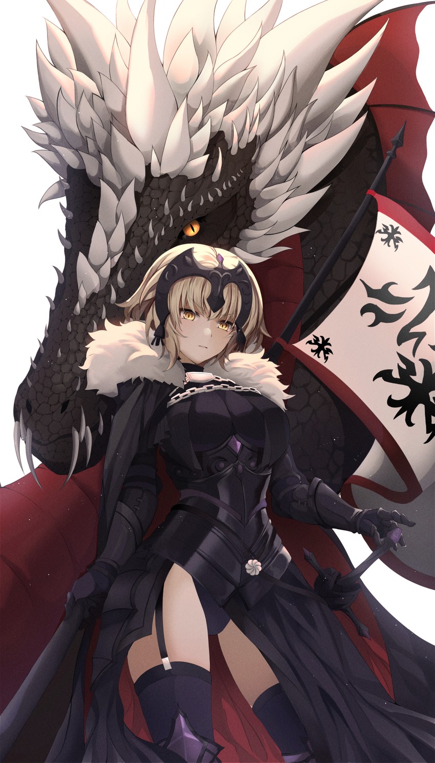 jeanne d'arc alter (fate and 1 more) drawn by chinchilla_(ynfy4577)