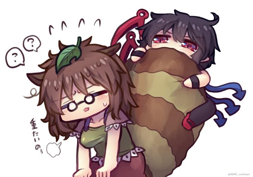 houjuu nue and futatsuiwa mamizou (touhou) drawn by unime_seaflower