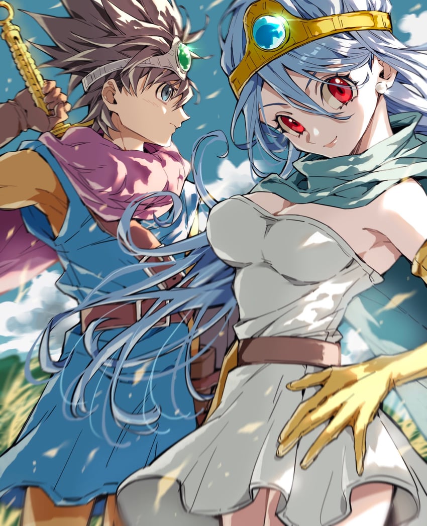 sage, roto, and hero (dragon quest and 1 more) drawn by lapi267sc