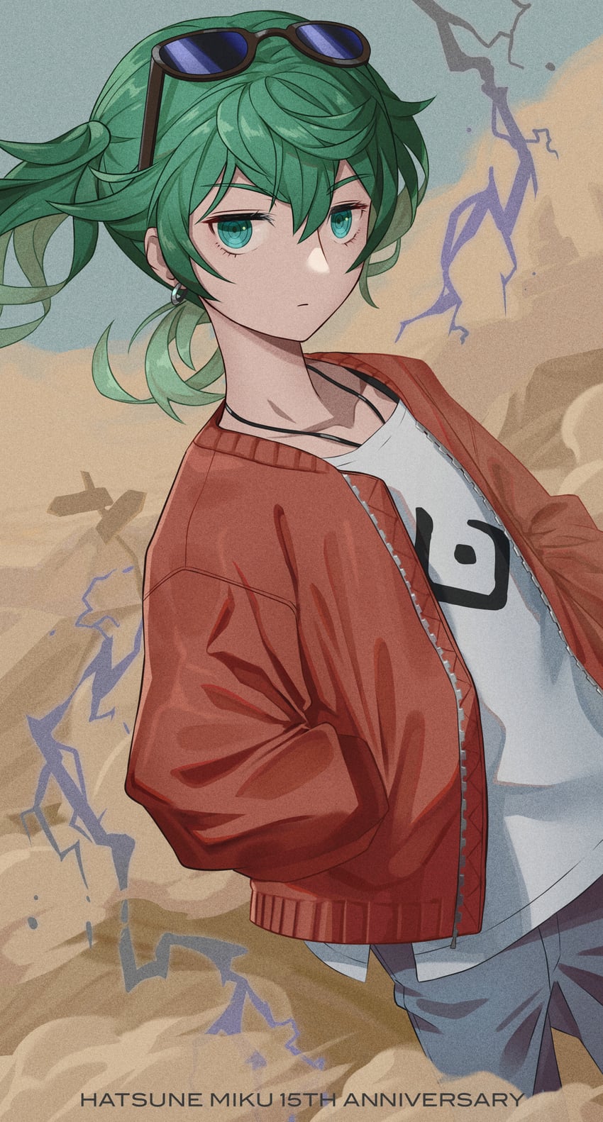 hatsune miku (vocaloid and 1 more) drawn by chatnoir-juno