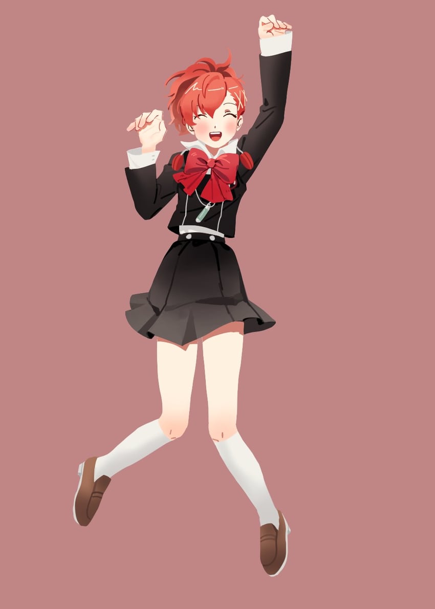 shiomi kotone (persona and 2 more) drawn by yomyompi