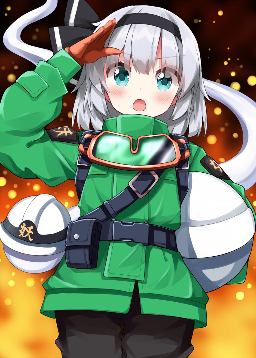 konpaku youmu (touhou) drawn by ruu_(tksymkw)