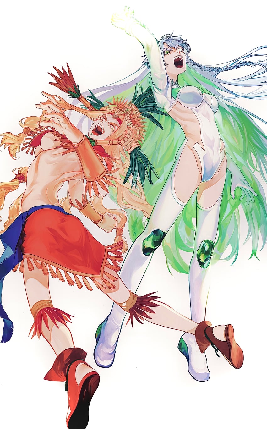 quetzalcoatl and kukulkan (fate and 1 more) drawn by bakushi_(kaeritai0609)