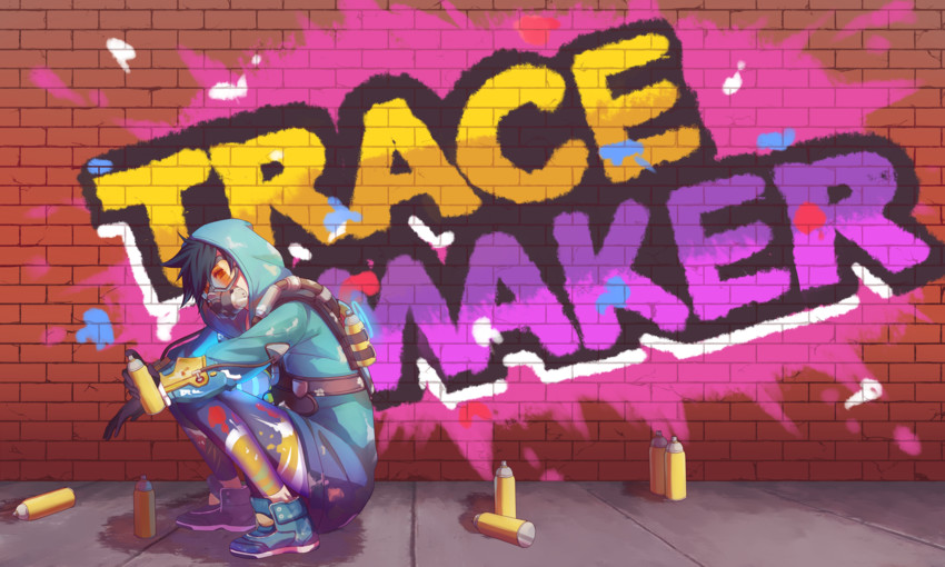 tracer and graffiti tracer (overwatch and 1 more) drawn by nyasa