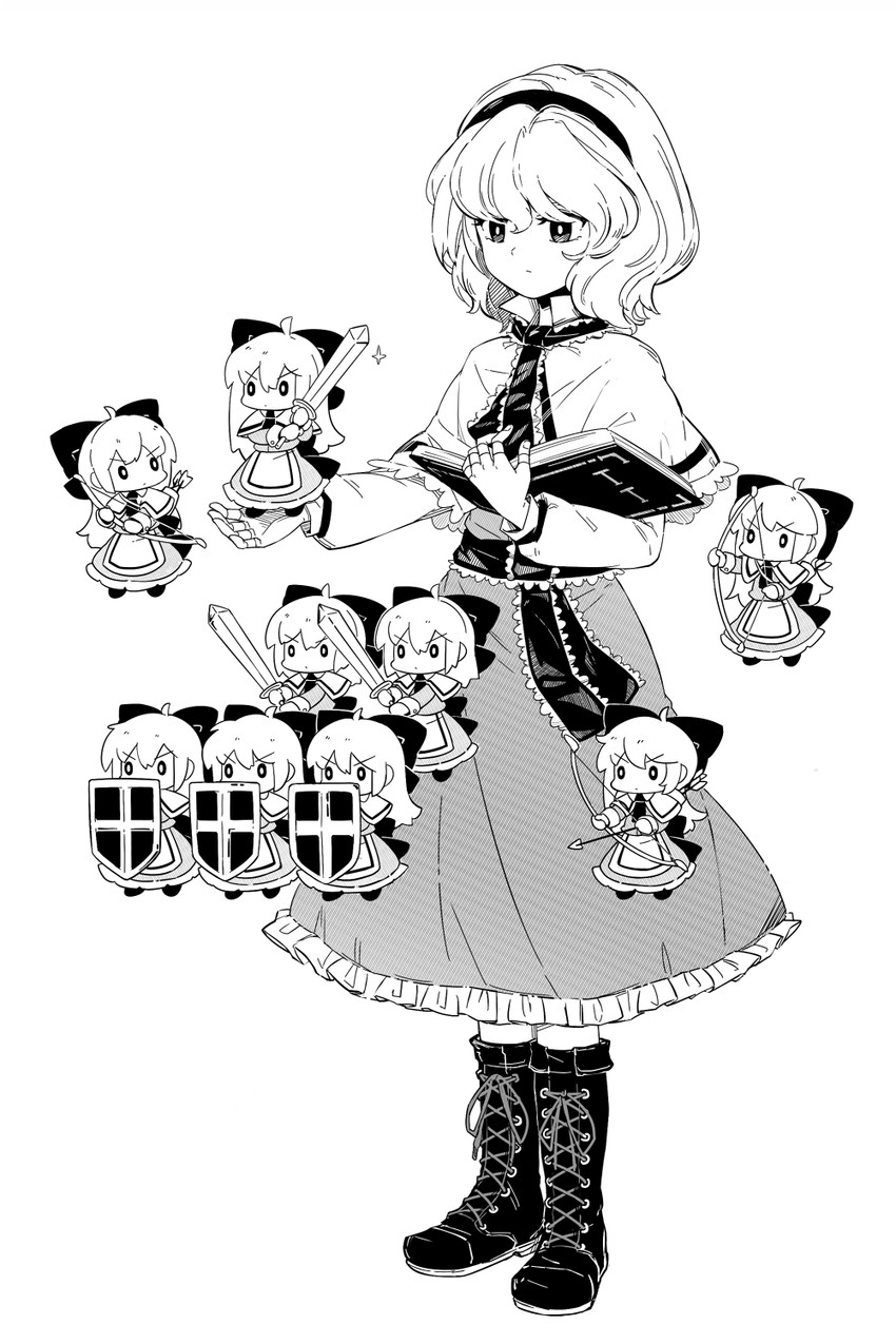 alice margatroid and shanghai doll (touhou) drawn by maguro_(mawaru_sushi)