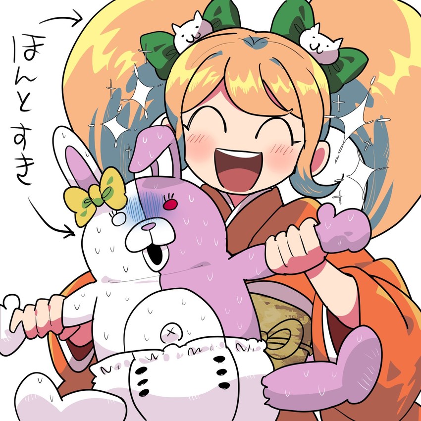 monomi and saionji hiyoko (danganronpa and 1 more) drawn by furukawa_(yomawari)