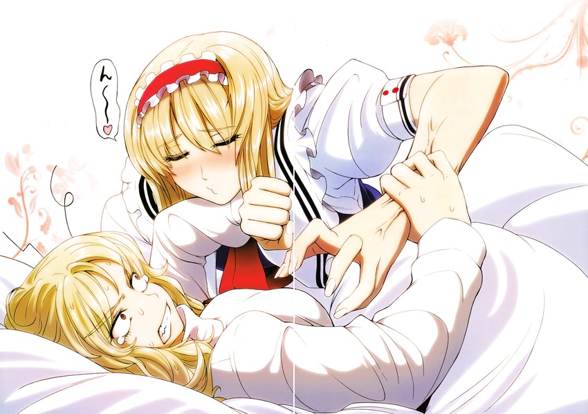 kirisame marisa and alice margatroid (touhou) drawn by imizu_(nitro_unknown)