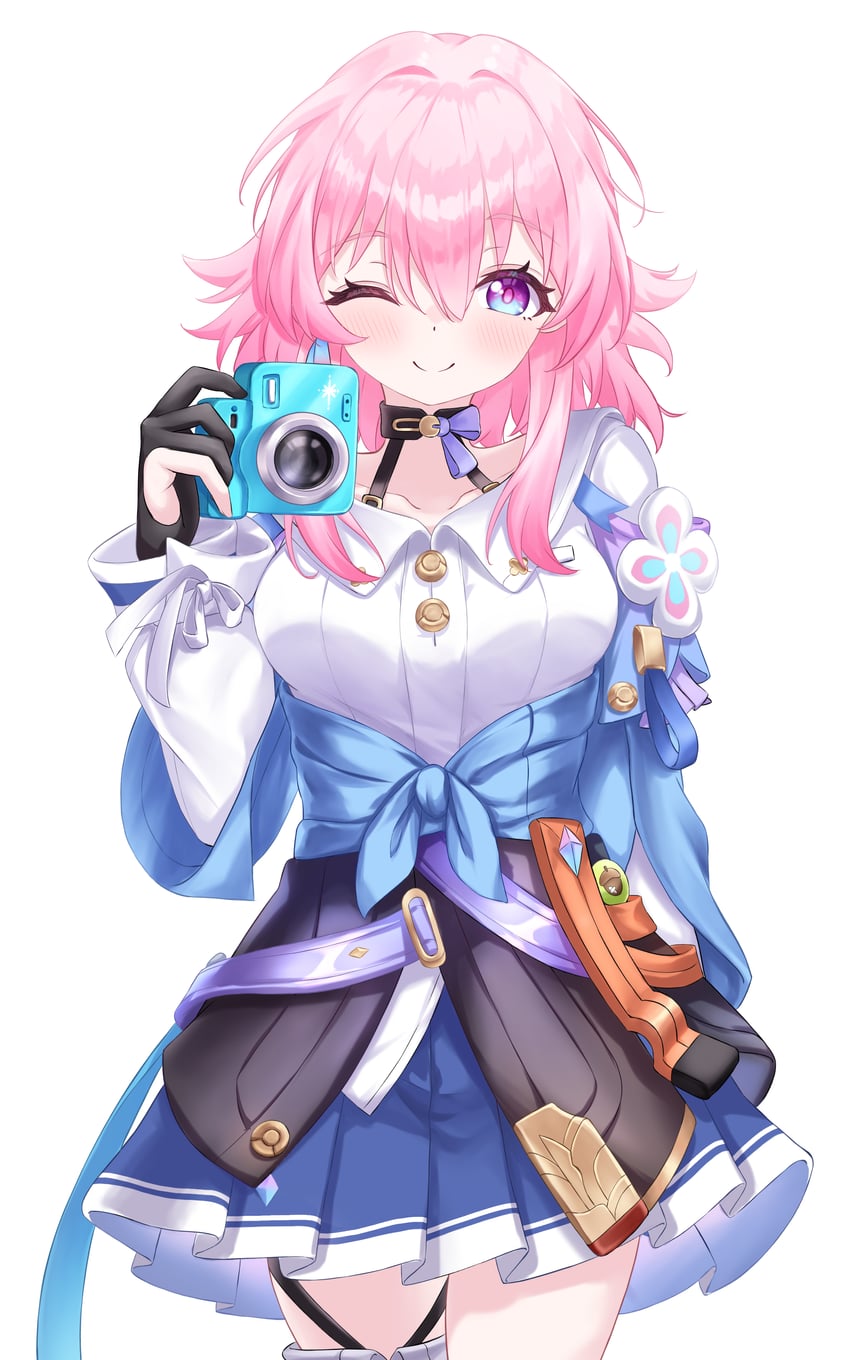 march 7th (honkai and 1 more) drawn by kuma_piv