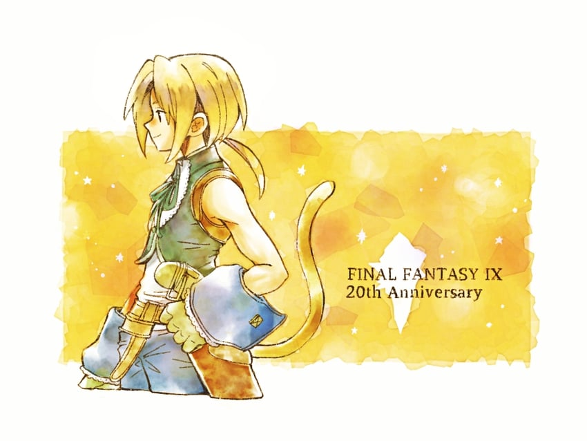 zidane tribal (final fantasy and 1 more) drawn by ichi_(pixiv6373491)