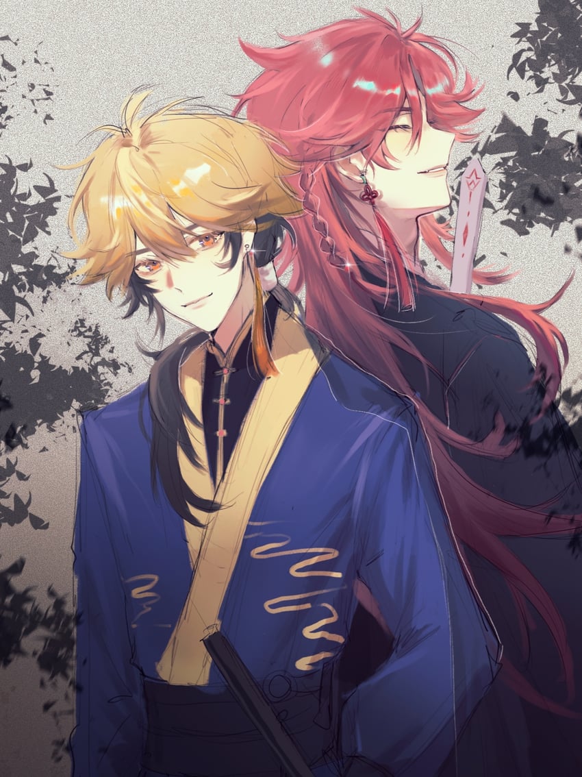 xia fei and xiao weiying (shiguang dailiren) drawn by yishengys