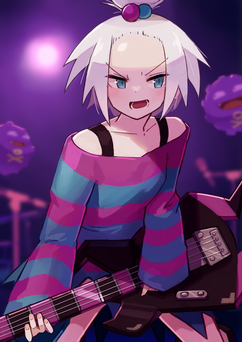 roxie and koffing (pokemon and 1 more) drawn by katsu_(katsupainter)