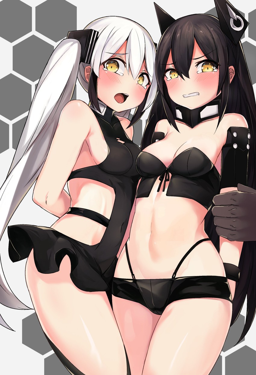 destroyer and judge (girls' frontline) drawn by mou_tama_maru