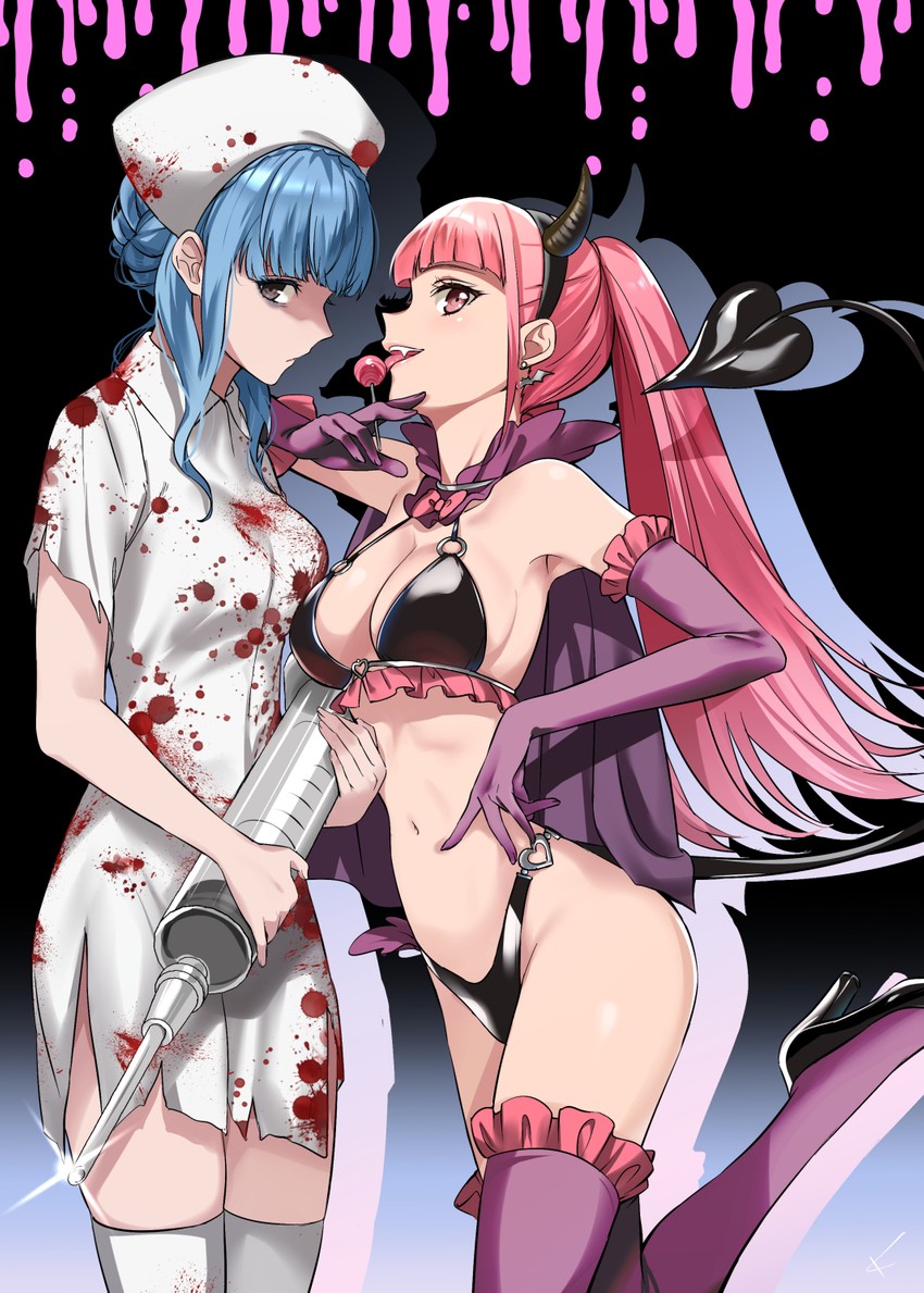 hilda valentine goneril and marianne von edmund (fire emblem and 1 more) drawn by taromarun