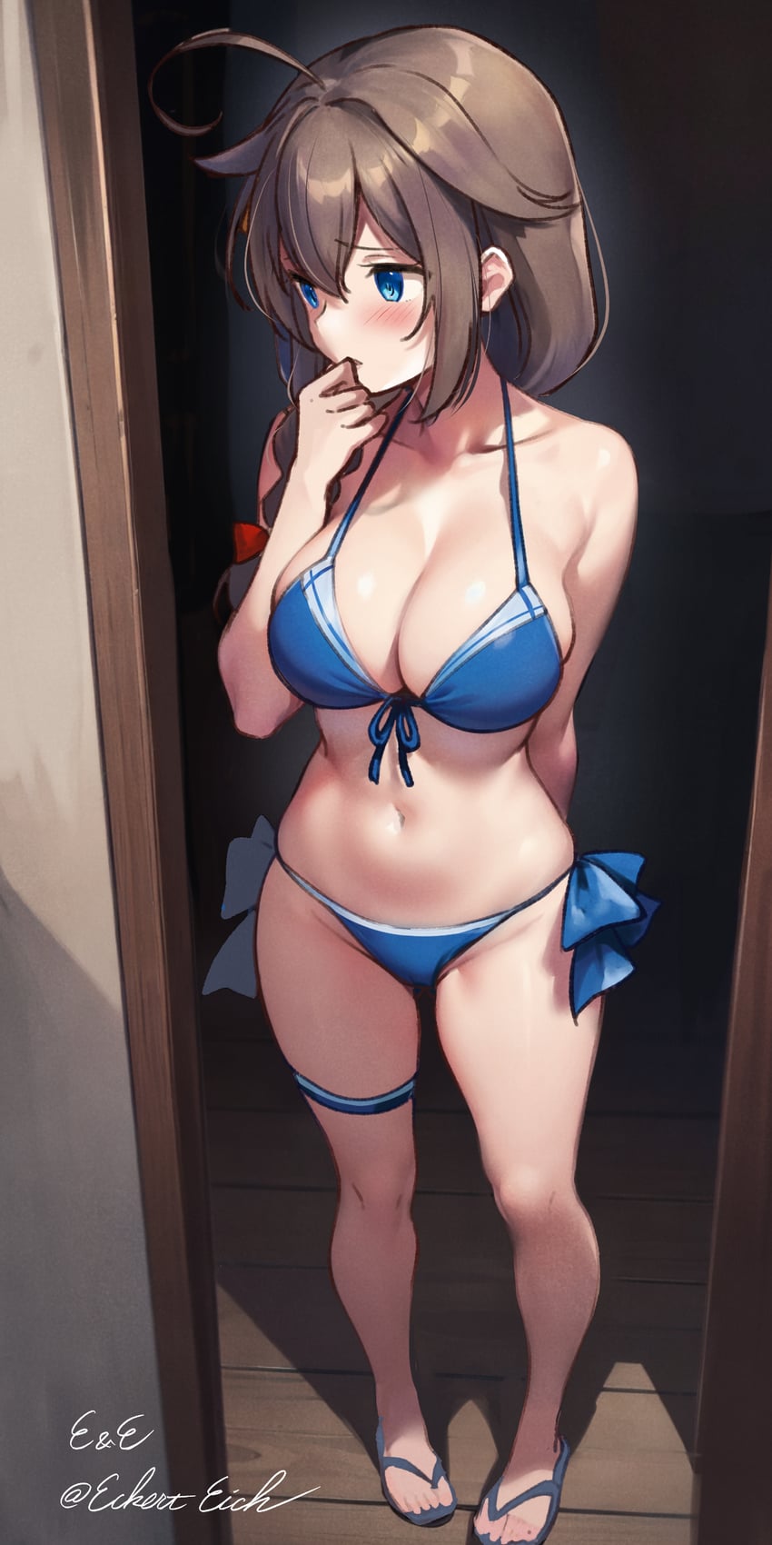 shigure and shigure kai san (kantai collection) drawn by eckert&eich